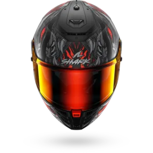CASCO SHARK SPARTAN RS Shaytan Matte Black Red Anthracite