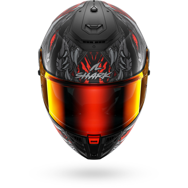 CASCO SHARK SPARTAN RS Shaytan Matte Black Red Anthracite