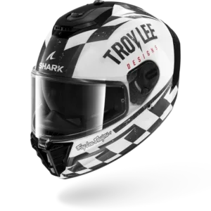 CASCO SHARK SPARTAN RS FIBRE Raceshop White Black Red