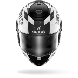 CASCO SHARK SPARTAN RS FIBRE Raceshop White Black Red