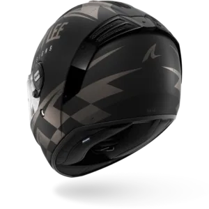 CASCO SHARK SPARTAN RS FIBRE Raceshop Matte Black Anthracite Silver