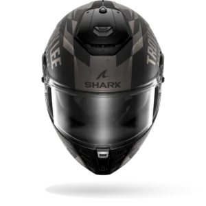 CASCO SHARK SPARTAN RS FIBRE Raceshop Matte Black Anthracite Silver
