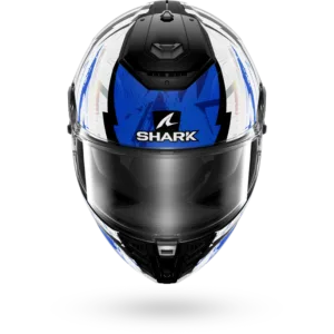 CASCO SHARK SPARTAN RS Hibolt Black Blue Chrome
