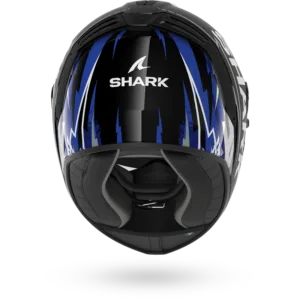 CASCO SHARK SPARTAN RS Hibolt Black Blue Chrome