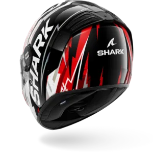 CASCO SHARK SPARTAN RS Hibolt Black Red Chrome