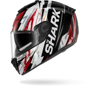 CASCO SHARK SPARTAN RS Hibolt Black Red Chrome