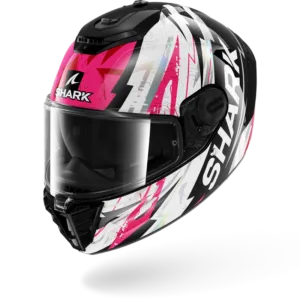 CASCO SHARK SPARTAN RS Hibolt Black Violet Chrome