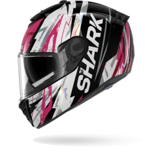 CASCO SHARK SPARTAN RS Hibolt Black Violet Chrome