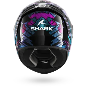 CASCO SHARK SPARTAN RS FIBRE SPARTAN RS REPTAIA Black Blue Glitter