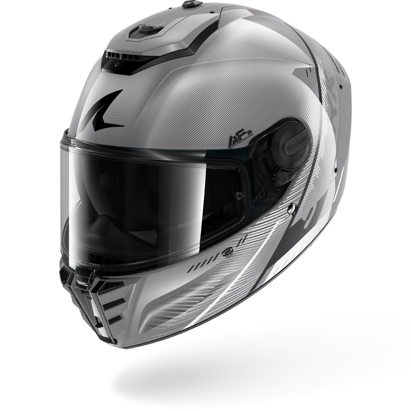 CASCO SHARK SPARTAN RS FIBRE SPARTAN RS SPEED-TECH Silver White Black