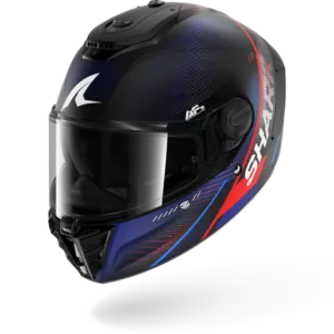 CASCO SHARK SPARTAN RS FIBRE SPARTAN RS SPEED-TECH Mat Black Blue Red