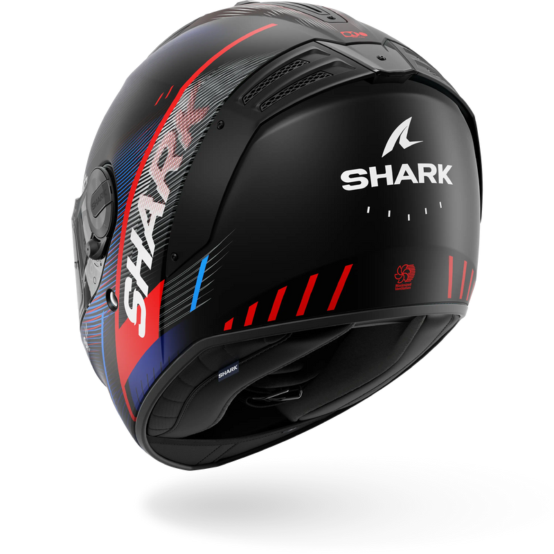 CASCO SHARK SPARTAN RS FIBRE SPARTAN RS SPEED-TECH Mat Black Blue Red