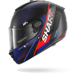 CASCO SHARK SPARTAN RS FIBRE SPARTAN RS SPEED-TECH Mat Black Blue Red