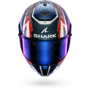 CASCO SHARK SPARTAN RS CARBON ZARCO SIGNATURE Carbon White Violet