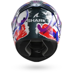 CASCO SHARK SPARTAN RS CARBON ZARCO SIGNATURE Carbon White Violet