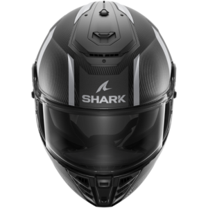 CASCO SHARK SPARTAN RS CARBON Shawn Matte Carbon Black Silver
