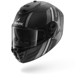 CASCO SHARK SPARTAN RS CARBON Shawn Matte Carbon Silver Anthracite