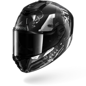 CASCO SHARK SPARTAN RS CARBON XBOT Carbon Anthracite Silver