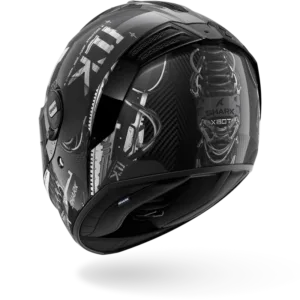 CASCO SHARK SPARTAN RS CARBON XBOT Carbon Anthracite Silver