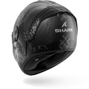 CASCO SHARK SPARTAN RS CARBON SHIEVER Mat Carbon Anthracite Silver