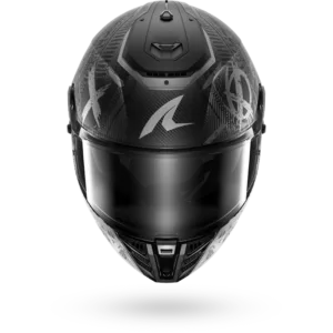 CASCO SHARK SPARTAN RS CARBON SHIEVER Mat Carbon Anthracite Silver