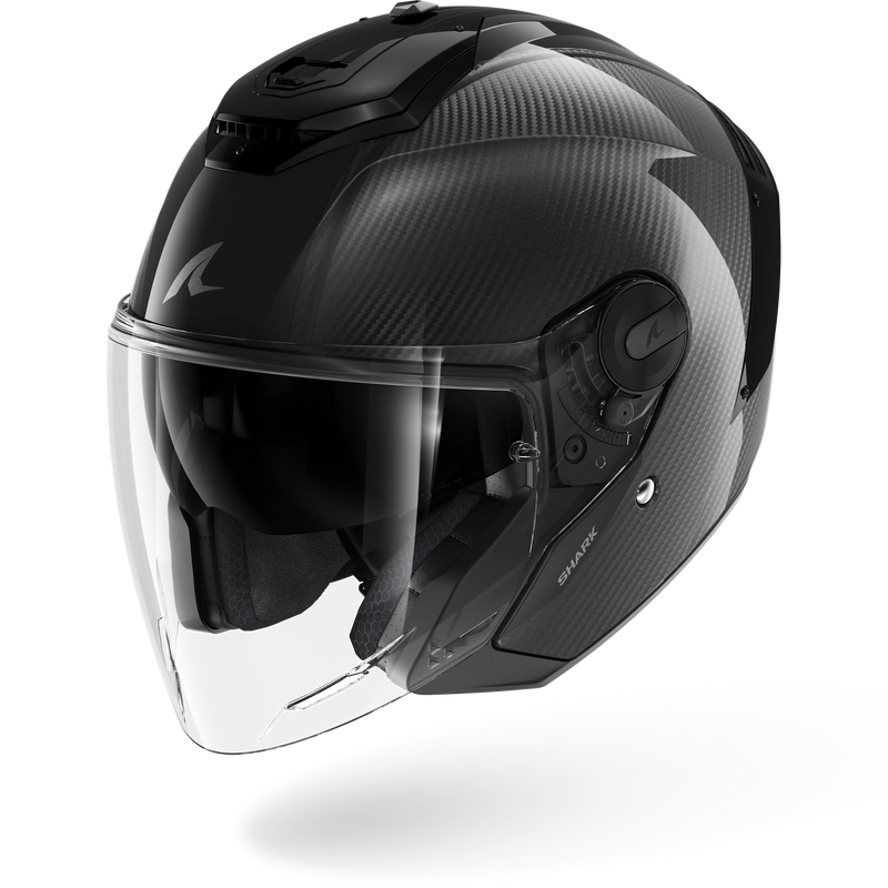 CASCO SHARK RS JET Carbon Skin Carbon Black Carbon