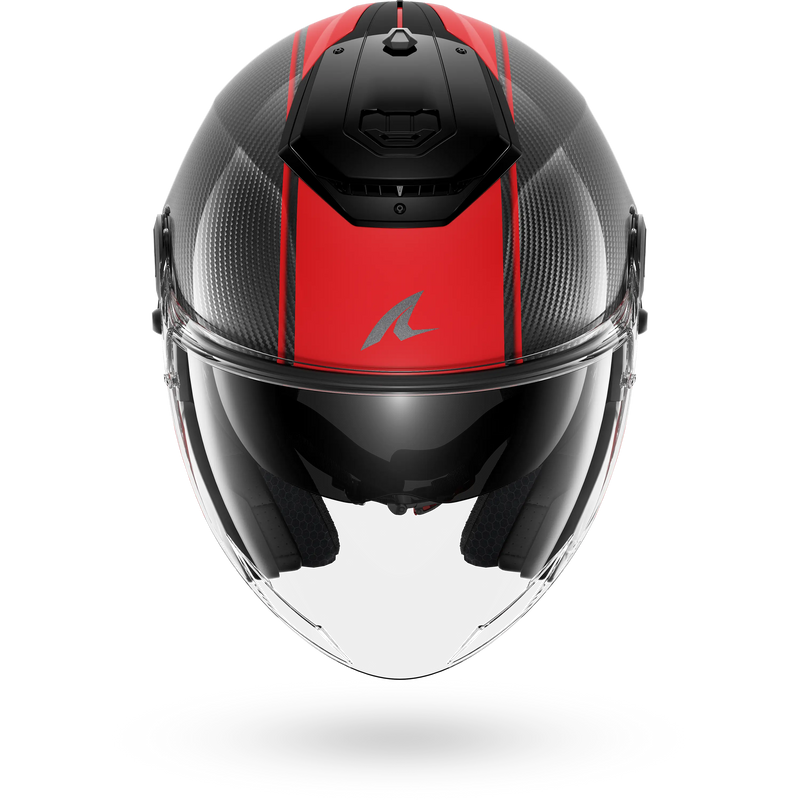 CASCO SHARK RS JET Carbon Skin Carbon Red Carbon