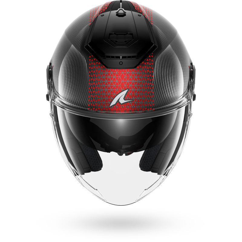 CASCO SHARK RS JET Carbon Ikonik Carbon Red Chrome