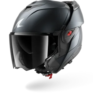 CASCO SHARK OXO DARK SHADOW Mat Bleu Steel Mat