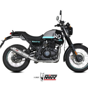 Mivv Slip-On OVAL St. Steel Royal Enfield Scram 411 2022-24 / Himalayan 2021-23