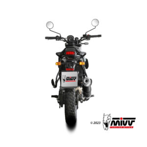 Mivv Slip-On OVAL Black Royal Enfield Scram 411 2022-24 / Himalayan 2021-23