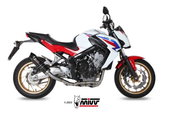 Escape Mivv Full system 4x2x1 GP carbon con tapa carbono Honda CB 650 F 2014-18