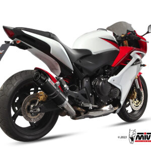 Mivv Slip-On GP black con tapa carbono Honda CBR 600 F 2011-13 / Hornet 600 2007-13
