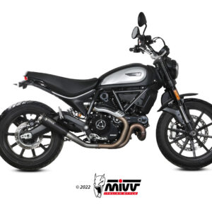 Mivv Slip-On X-M1 black Ducati Scrambler 800 Icon / Icon Dark 2021-22