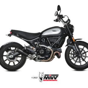 Mivv Slip-On X-M1 black Ducati Scrambler 800 Icon / Icon Dark 2021-22
