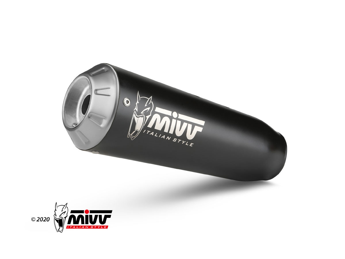 Mivv Slip-On X-M1 black Ducati Scrambler 800 Icon / Icon Dark 2021-22