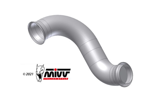 Escape Mivv Tubo no kat (compatible con Silencioso Mivv y Original) KTM 790 Duke 2018-20 / 890 Duke 2020-23