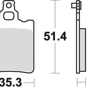 Braking Juego de pastillas de freno semimetálicas SM1 para Aprilia/Benelli/Beta/Fantic/KTM