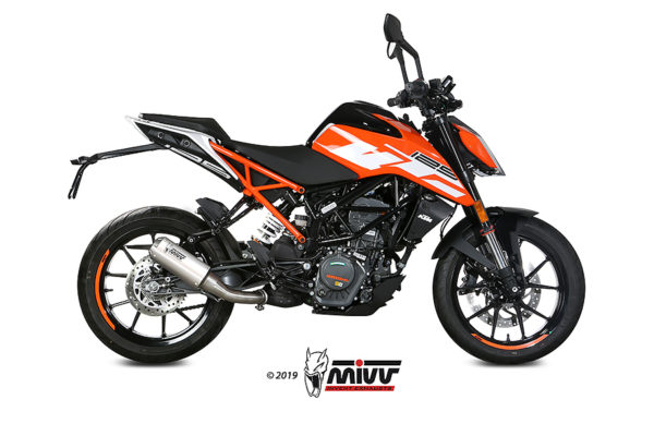 Escape Mivv Slip-On Mk3 St. Steel KTM 125/390 Duke / RC 125/390 2017-20