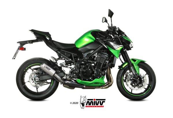 Escape Mivv Slip-On Mk3 St. Steel Kawasaki Z900 2020-24