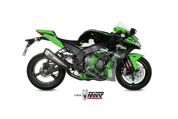 Escape Mivv Full system 4x2x1 Delta Race Full titanium Kawasaki ZX-10 R / RR / SE 2016-24