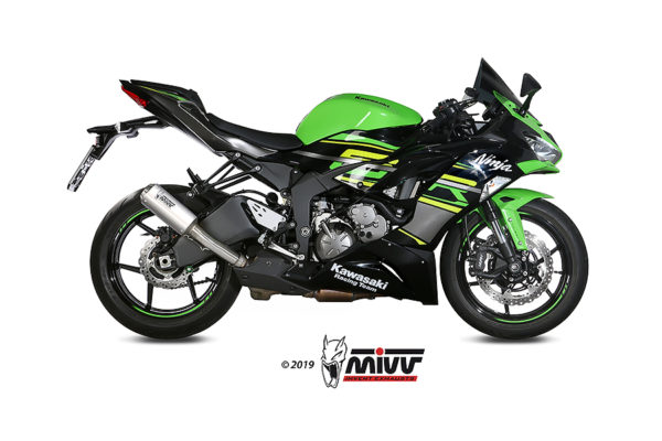 Escape Mivv Slip-On Mk3 St. Steel Kawasaki ZX-6 R 636 2019-20