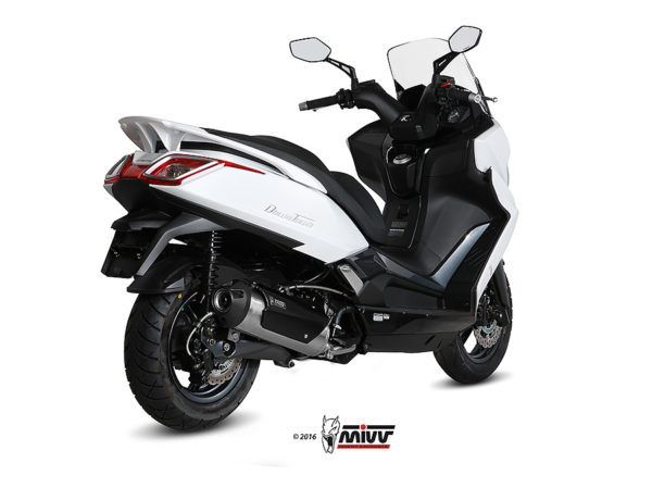 Escape Mivv Full system 1x1 Urban St. Steel Kymco Downtown 350 2015-16