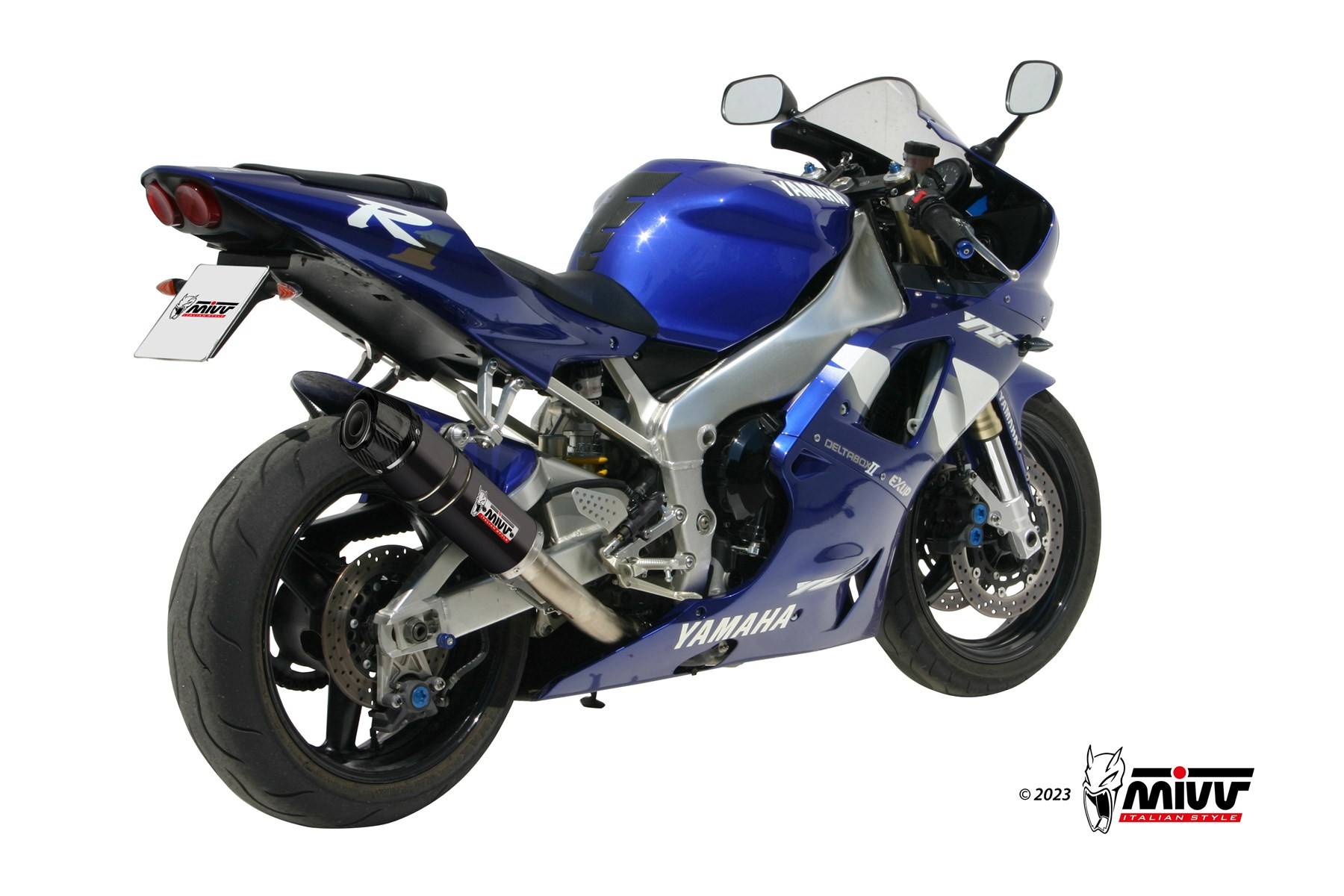 Mivv Full system 3x1 SR-1 Black Titanium Triumph Street Triple 765 R / RS 2023-25