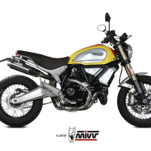 Mivv 2 Slip-On GP Pro carbono Ducati Scrambler 1100 2018-20
