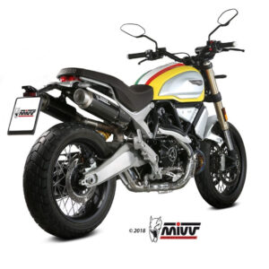 Mivv 2 Slip-On GP Pro carbono Ducati Scrambler 1100 2018-20