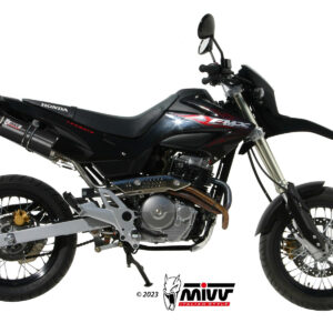 Mivv 2 Slip-On GP black con tapa carbono Honda FMX 650 2005-06