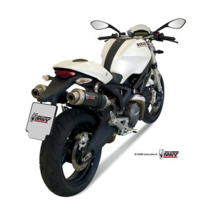 Mivv 2 Slip-On GP carbon Ducati Monster 696 2008-14