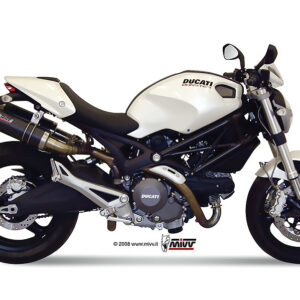 Mivv 2 Slip-On GP carbon Ducati Monster 696 2008-14