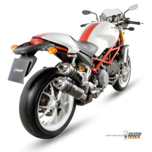 Mivv 2 Slip-On GP carbon Ducati Monster S4Rs 2006-08